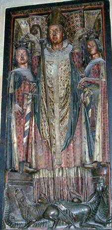 Seigfried III of Eppstein Archbishop of Mainz 1230-1249 oldest memorial in Mainz Cathedral